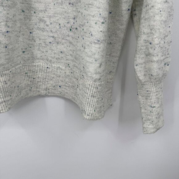Loft Flecked Relaxed V-neck Sweater Size XL - Picture 6 of 11